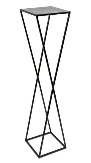 Kwietnik ZigZak metalowy 100 cm : Kolor - Czarny MIA home