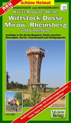 Kyritz-Ruppiner Heide, Wittstock/Dosse, Mirow, Rheinsberg und Umgebung Barthel, Barthel Andreas Verlag