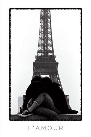 L'amour (Eiffel Tower Lovers) - plakat 61x91,5 cm Pyramid Posters