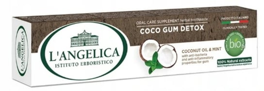 L'Angelica, Coco Detox, Kokosowa pasta do zębów, 75 ml L'Angelica