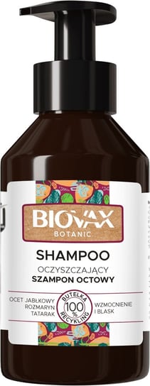 L'Biotica, Biovax Botanic, oczyszczający szampon octowy, 200 ml LBIOTICA / BIOVAX