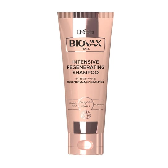 L'Biotica, Biovax Glamour Pearl, intensywnie regenerujący szampon, 200 ml LBIOTICA / BIOVAX