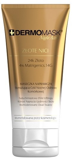 L'BIOTICA Dermomask Night Active Złote Nici - 30 ml L'Biotica