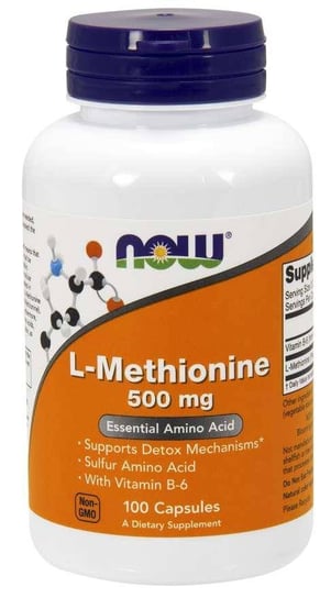 L-Metionina ( Suplement diety, 100 kaps.) Now Foods
