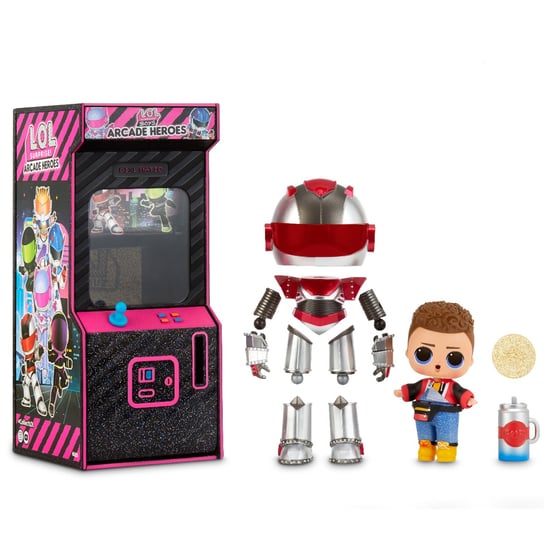 L.O.L Surprise Boys Arcade Heroes Gear Guy lalka w automacie do gier MGA