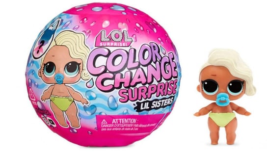 L.O.L. Surprise Color Change Lil Sisters Asst in PDQ L.O.L. Surprise