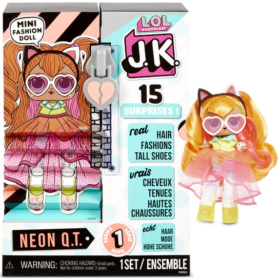 L.O.L. Surprise, laleczka J.K. Doll- Neon Q.T. L.O.L. Surprise