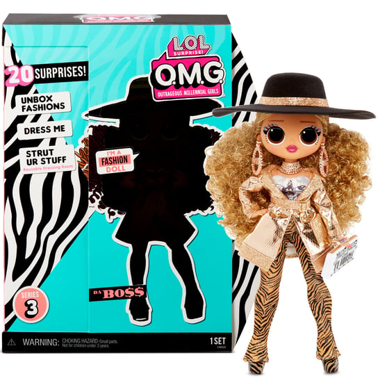 L.O.L. Surprise, laleczka OMG Doll Series 3- Da Boss L.O.L. Surprise