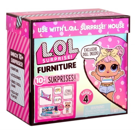 L.O.L. Surprise, Mini Lalka Z Akcesoriami Furniture With Doll- Style 3 L.O.L. Surprise