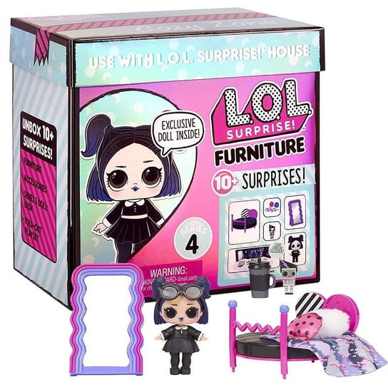 L.O.L. Surprise, mini lalka z akcesoriami Furniture with Doll- Style 4, niespodzianka L.O.L. Surprise