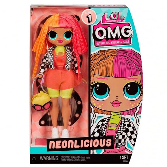 L.O.L. Surprise OMG, mini lalka Core Doll Series- Neonlicious L.O.L. Surprise