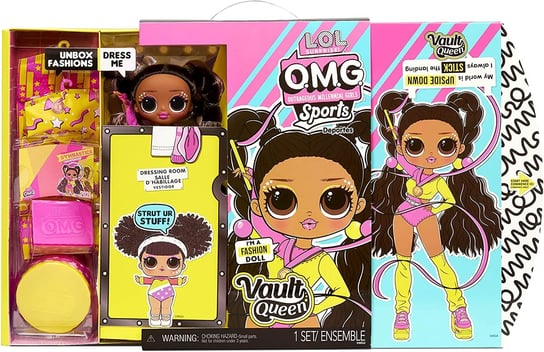 L.O.L. Surprise OMG Sports Doll- Gymnastics Vault Quen lalka L.O.L. Surprise