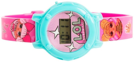 L.O.L. Surprise, Zegarek elektroniczny dziecięcy, DI2228LOL, różowo-niebieski L.O.L. Surprise