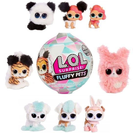L.O.L. Surprise, zwierzątko niespodzianka LOL Fluffy Pets Winter Disco, Seria 1 L.O.L. Surprise