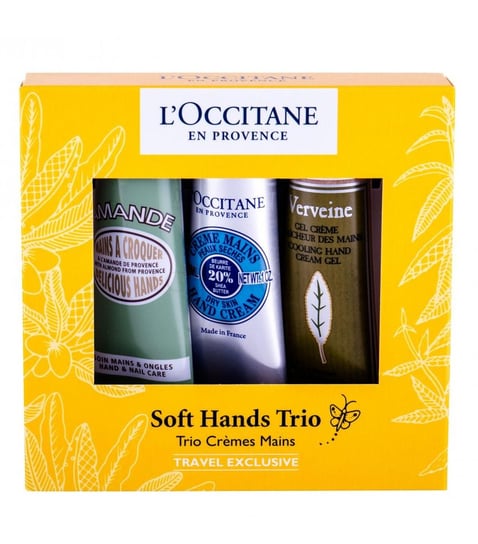 L'Occitane Soft Sand Trio, Zestaw do pielęgnacji dłoni, 3x30 ml L'Occitane