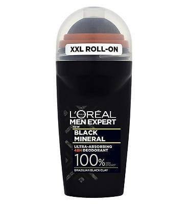 L'Oreal, Black Mineral Deodorant Roll On, 50 ml L'Oreal Paris
