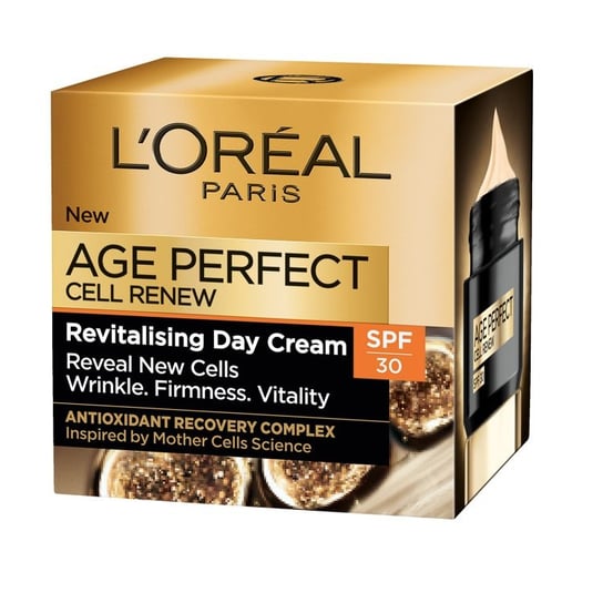 L'Oreal Paris, Age Perfect Cell Renew, SPF30, Rewitalizujący krem przeciwzmarszczkowy na dzień, 50 ml L'Oreal Paris