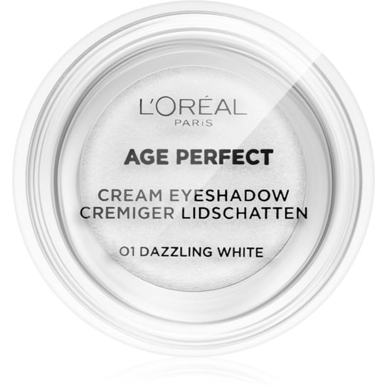 L'Oreal Paris Age Perfect Cream Eyeshadow Cienie Do Powiek W Kremie Odcień 01 - Dazzling White 4 Ml L'Oreal Paris