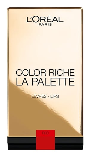 L'oreal Paris, Color Riche La Palette Lips, paletka szminek 02 Rouge, 6x1 g L'Oreal Paris