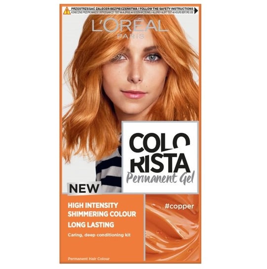 L'Oreal Paris, Colorista Permanent Gel trwała farba do włosów #copper L'Oreal Paris