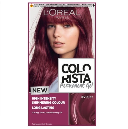 L'Oreal Paris, Colorista Permanent Gel trwała farba do włosów #violet L'Oreal Paris