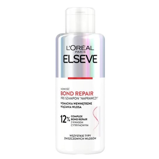 L´Oréal Paris, Elseve Bond Repair, Pre-szampon naprawczy wzmacniający wewnętrzne wiązania włosa, 200 ml L´Oréal Paris