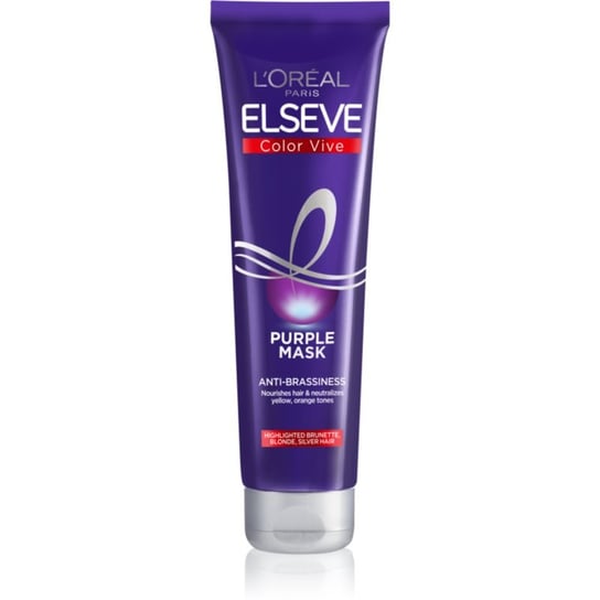 L’Oréal Paris Elseve Color-Vive Purple maseczka odżywcza do włosów blond i z balejażem 150 ml L'Oreal Paris