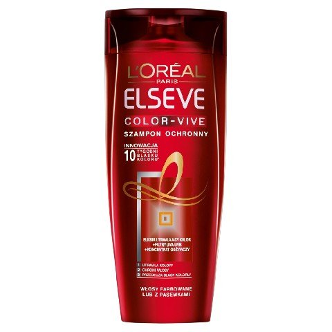 L'oreal Paris, Elseve Color Vive, szampon do włosów farbowanych, 250 ml L'Oreal Paris