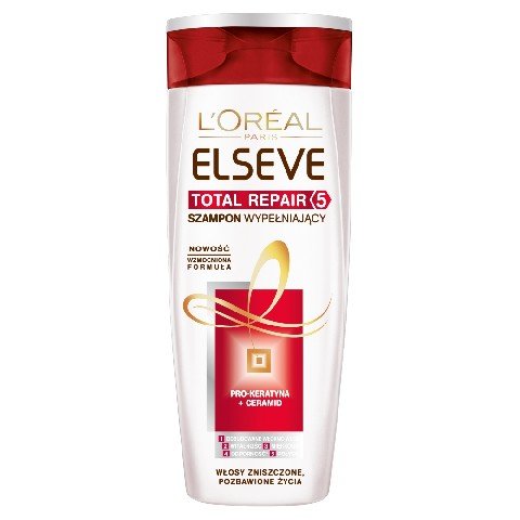 L'oreal Paris, Elseve Total Repair 5, szampon wypełniający, 250 ml L'Oreal Paris