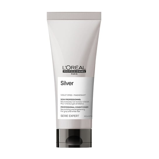 L'oreal Professionel, Silver, Neutralizująca odżywka do włosów siwych lub rozjaśnionych, 200 ml L'Oréal Professionnel