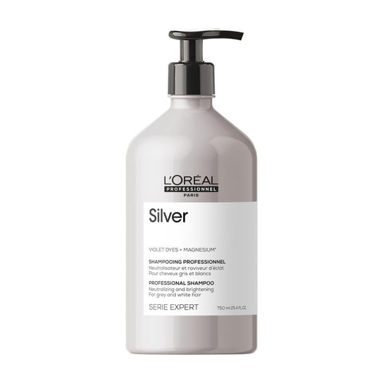 L'oreal Professionel, Silver, Szampon do włosów siwych lub rozjaśnionych, 750 ml L'Oréal Professionnel