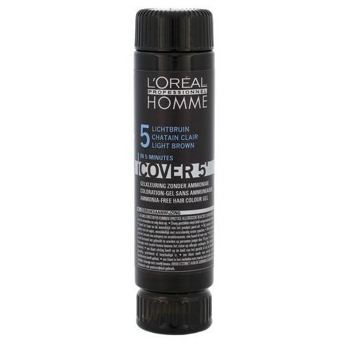 L'oreal Professionnel, Homme Cover 5, Żel do koloryzacji włosów dla mężczyzn 5 Light Brown, 50 ml L'Oréal Professionnel