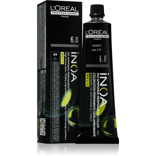 L'Oréal Professionnel Inoa trwała farba do włosów bez amoniaku odcień 6.0 60 ml L'Oréal Professionnel