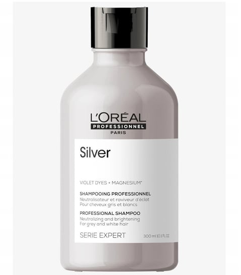 L'oreal professionnel, Magnesium Silver, Szampon rozjaśniający do włosów siwych, 300 ml L'Oréal Professionnel
