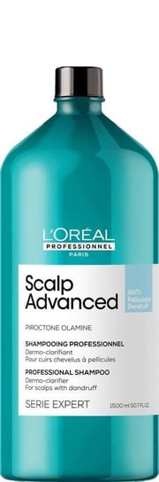 L'Oreal Professionnel, Scalp Advanced Anti-Dandruff, Szampon Przeciwłupieżowy do Włosów, 1500ml L'Oréal Professionnel