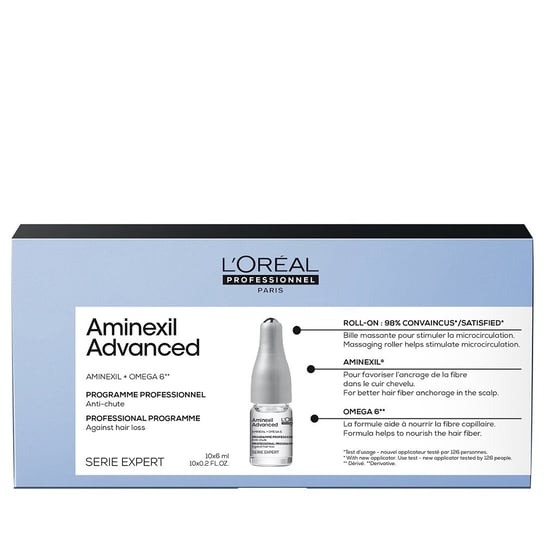 L'Oreal Professionnel, Serie Expert Aminexil Advanced, Zaawansowana kuracja przeciw wypadaniu włosów, 10x6 ml L'Oréal Professionnel