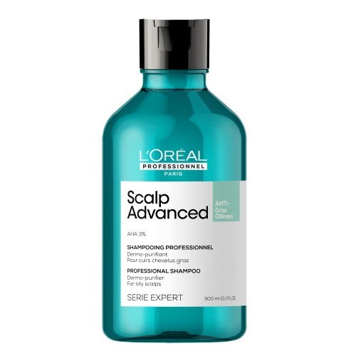 L'Oréal Professionnel, Serie Expert Scalp Advanced Shampoo, Oczyszczający Szampon Do Przetłuszczającej Się Skóry Głowy, 300ml L'Oréal Professionnel
