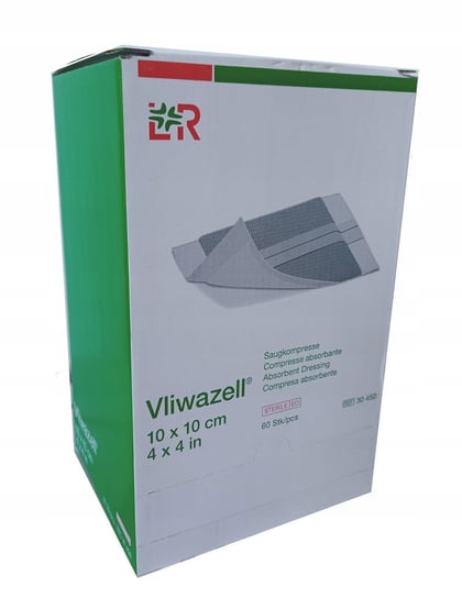 L&R - Vliwazell sterylny opatrunek 10x10, 60 szt. Lohmann & Rauscher