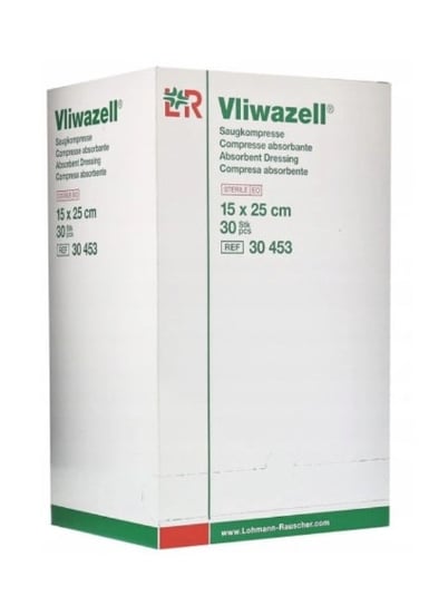 L&R - Vliwazell sterylny opatrunek 15x25, 30 szt. Lohmann & Rauscher