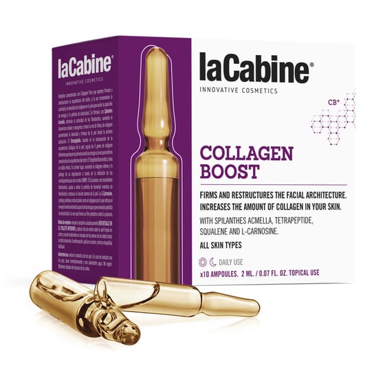 La Cabine, Collagen Boost, Ampułki do twarzy redefiniujące kontur twarzy, 10x2 ml La Cabine