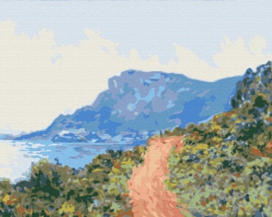 La Corniche Near Monaco. Claude Monet artnapi