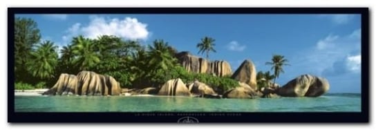 La Digue Island plakat obraz 95x33cm Wizard+Genius