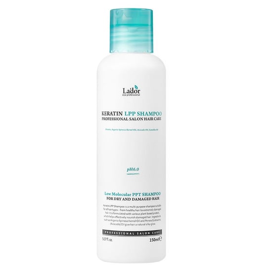 La'dor, Keratin LPP Shampoo, Keratynowy szampon do włosów, 150 ml La'dor