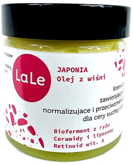 La-Le, Krem do twarzy z olejem z wiśni Japonia, 60 ml La-Le