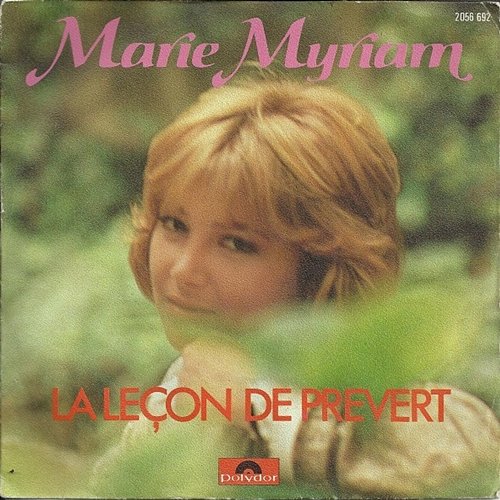 La leçon de Prévert Marie Myriam