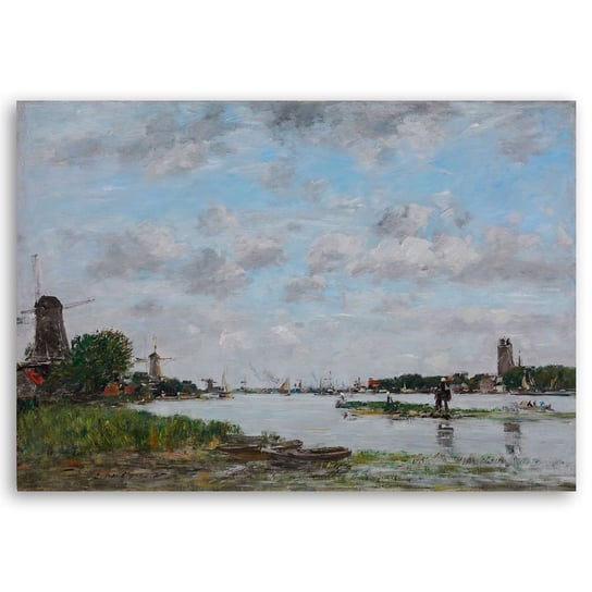 La Meuse À Dordrecht - Eugène Boudin 50x70 Legendarte