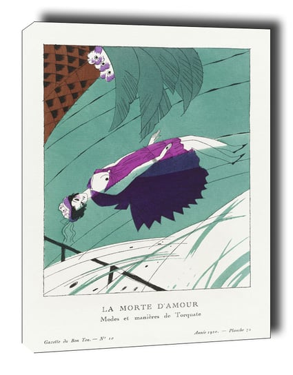 La morte d’amour: Modes et manners de Torquate - obraz na płótnie 50x70 cm Galeria Plakatu