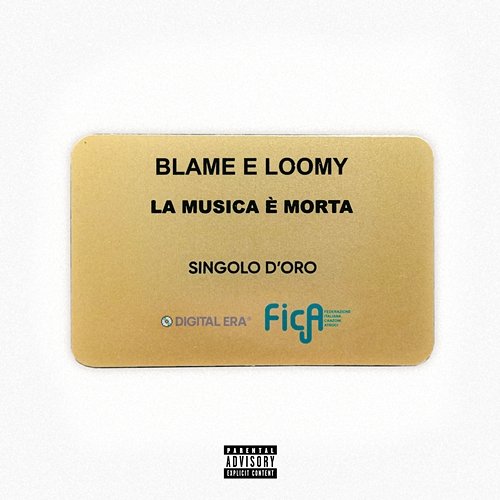 La Musica È Morta blame feat. Loomy