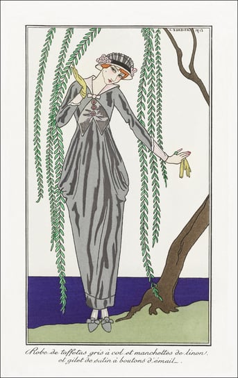 La premiere imprudence: Robe du soir, de Beer, George Barbier - plakat 30x40 cm Galeria Plakatu