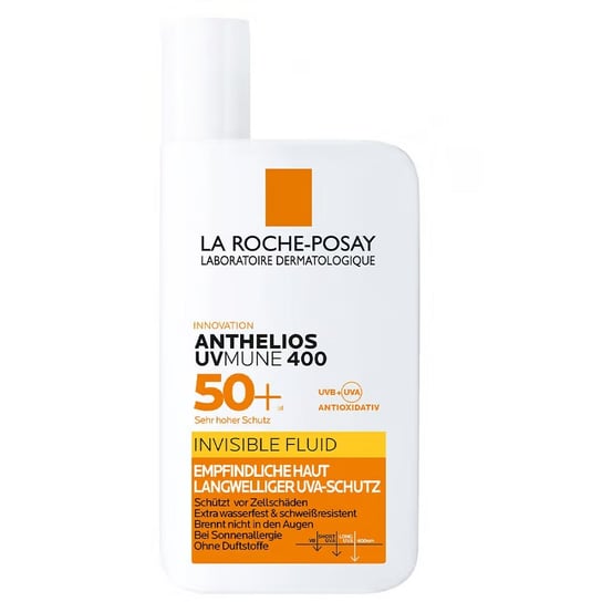 La Roche - Posay Anthelios, Niewidoczny fluid SPF50+, 50ml La Roche-Posay